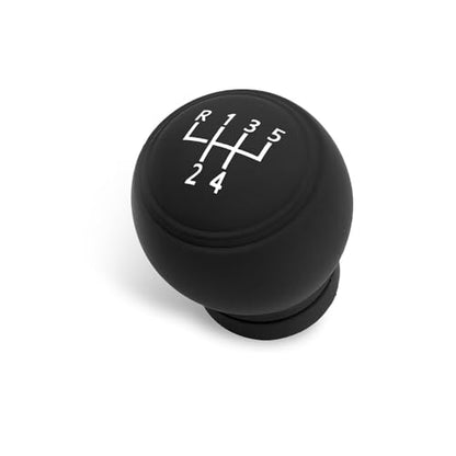 Car Gear Shift Knob Cover, 6 Speed Silicone Car Gear Manual Stick Shifter Knob Protector, Anti-Slip Auto Shifter Transmission Protective Cover, Universal Stick Shift Covers for Most Cars