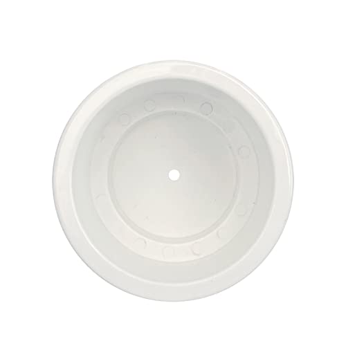 Yuanhe White Plastic Cup Drink Holder Insert with Drain for Boat Car Marine Rv, 4PCS - size: 4PCS