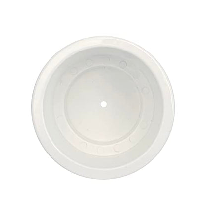 Yuanhe White Plastic Cup Drink Holder Insert with Drain for Boat Car Marine Rv, 4PCS - size: 4PCS