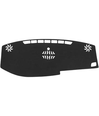 BIBLOZ Dash Cover for Toyota Sienna 2015-2020 Accessories Black Flannel Dashboard Cover Mat Car Dashboard UV Sun Protection - size: 2015-2020 Sienna