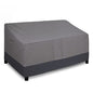 Easy-Going Outdoor Sofa Cover Heavy Duty Patio Furniture Loveseat Couch Bench Cover Windproof Durable (70Wx38Dx35H inch, Gray/Dark Gray)