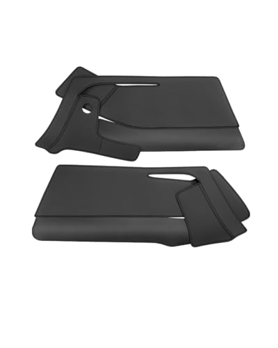Model Y Juniper 2025 2026 Trunk Side Protector Pads, Leather Velcro Stick Cargo Side Protect Mat Compatible with Tesla 2026 Model Y Juniper Interior Protection Accessories Set of 2 (Left + Right Side)