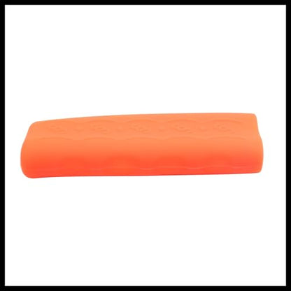 Orange Silicone Nonslip Hand Brake Cover Protective Sleeve for Car Vehicle Durable Material