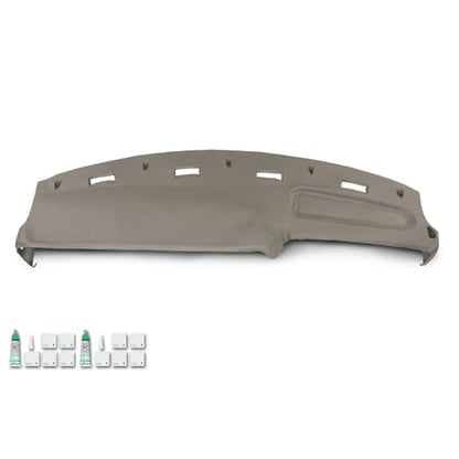 PIT66 TPE Dash Cover Dashboard Panel Fit Dodge Ram 1500 2500 3500 Truck 1994 1995 1996 1997 Instrument Gold & Black - size: 1994-1997 Dodge Ram (Gold)