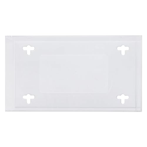 Wall-Mount Glove Dispenser | Clear Acrylic Glove Box Holder with Individual Compartments | Single-Layer | 9.95 x 5.25 x 3.3 in | Gloves Sold Separately - color: Transparent Single Layer