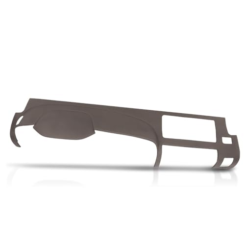 ANDPLAY Dashboard Cover Compatible with Chevy Silverado 2007-2013 (LS, LT, or Work Truck ONLY); Fit GMC Sierra 2007-2013 (SL, SLE, or Work Truck ONLY), Dual Glovebox Style Dashes Only Brown - color: Brown