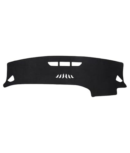 BIBLOZ Dash Cover Mat for Mercedes Benz 2020-2024 2025 2026 GLE Model GLE350 GLE450 GLE450e GLE580 GLE53 GLE63 Accessories Black Flannel Interior Trim Car Dashboard UV Sun (No HUD) - size: 2020-2025 GLE