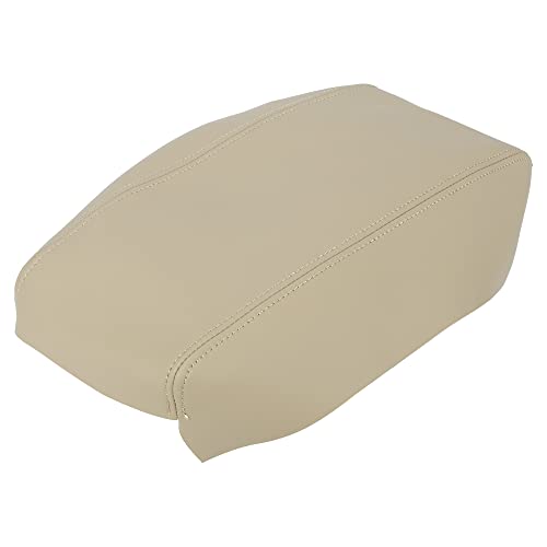 X AUTOHAUX Car Center Console Lid Armrest Seat Box Cover Protector Replacement Microfiber Leather for Toyota Prius 2004-2009 Beige - color: Beige