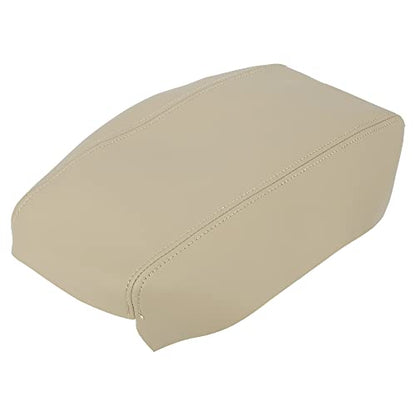 X AUTOHAUX Car Center Console Lid Armrest Seat Box Cover Protector Replacement Microfiber Leather for Toyota Prius 2004-2009 Beige - color: Beige