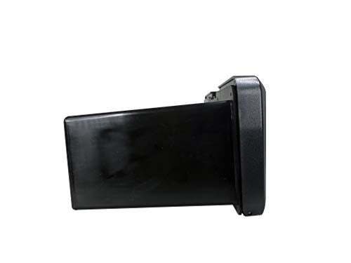 Pactrade Marine Boat Pontoon Yacht Storage Compartment Durable Standard Lightweight Lockable ABS Locking Plastic Glove Box Black Spacious with Keys (Black, with 2 Cup Holders & Keys) - style: Black, With 2 Cup Holders & Keys