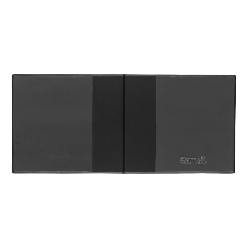 Samsill 2 Pack Car Registration and Insurance Holder, 5.25" x 4.75" Black Glove Box Organizer, Perfect for Multiple Vehicles - size: 5.25" x 4.75", style: 2 PACK