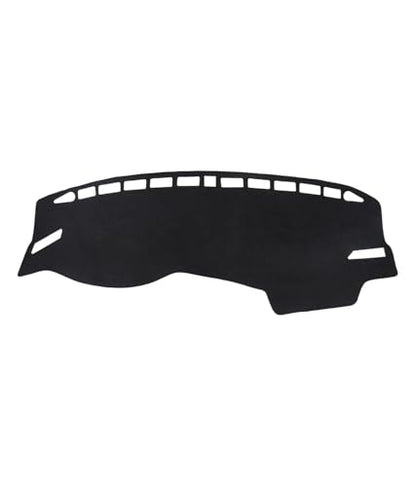 BIBLOZ Dash Cover for Volkswagen Jetta 2019 2020 2021 2022 2023 2024 Accessories Black Flannel Dashboard Cover Mat Car Dashboard UV Sun - size: 2019-2024 Jetta