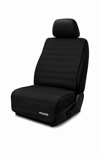 Malo'o Waterproof Car Seat Cover – Universal Neoprene Seat Protector for Cars, Trucks & SUVs, Protects Against Water, Sweat, Mud, Sand & Dogs, Ideal for Surfing, Swimming, Gym & Fishing - color: Black, size: S