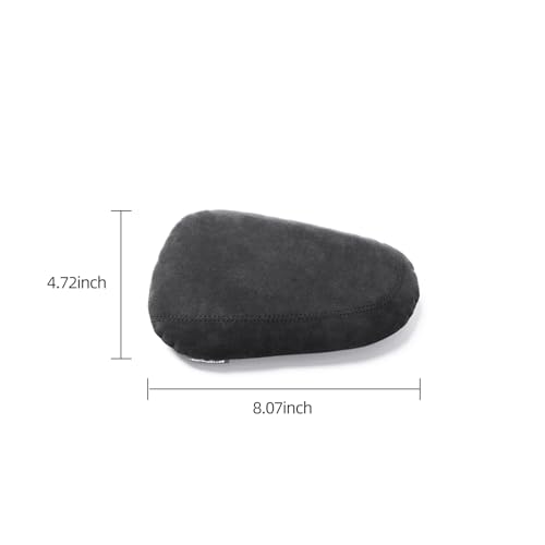 BETTERHUMZ Car Leg Pad Cushion for Alcantara Compatible with BMW 1 2 3 4 5 6 7 Series X1 X2 X3 X4 X5 X6 X7 Center Console Armrest Cushion Accessories (Driver Side)