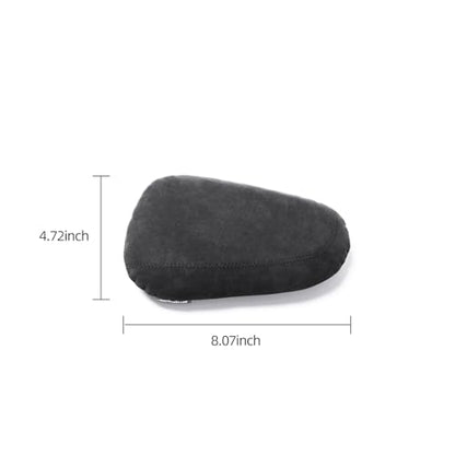BETTERHUMZ Car Leg Pad Cushion for Alcantara Compatible with BMW 1 2 3 4 5 6 7 Series X1 X2 X3 X4 X5 X6 X7 Center Console Armrest Cushion Accessories (Driver Side)