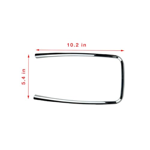 Car Center Console Cup Holder Trim Cover Strip Fit for Buick Lacrosse 2009-2013 1168639 Chrome ABS Central Water Cup Holder Frame Panel Armrest Organizer Storage Box Panel Trim Ring Replacement
