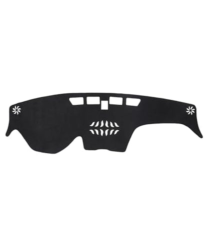 BIBLOZ Dash Cover for Hyundai Santa Fe 2019-2023 Accessories Black Flannel Dashboard Cover Mat Car Dashboard UV Sun Protection - size: 2019-2023 Santa Fe