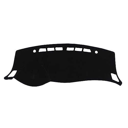 Car Dashboard Cover Mat Compatible for Nissan Sentra 2013-2019, Protective Polyester Black Center Console Interior Trim Dash Board Mat