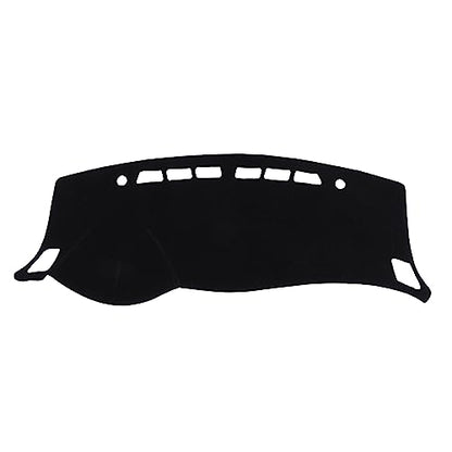 Car Dashboard Cover Mat Compatible for Nissan Sentra 2013-2019, Protective Polyester Black Center Console Interior Trim Dash Board Mat