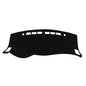Car Dashboard Cover Mat Compatible for Nissan Sentra 2013-2019, Protective Polyester Black Center Console Interior Trim Dash Board Mat