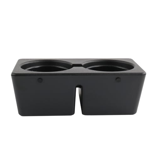Cup Holder Compatible with Chevy Silverado Avalanche Sierra 2007-2013, Tahoe Suburban Yukon 2007-2014, Front Center Console Beverage Drink Insert Replace 19154712