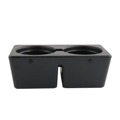 Cup Holder Compatible with Chevy Silverado Avalanche Sierra 2007-2013, Tahoe Suburban Yukon 2007-2014, Front Center Console Beverage Drink Insert Replace 19154712