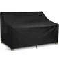 Patio Sofa Cover Waterproof, Outdoor Loveseat Cover, Heavy Duty Deep Lounge Loveseat Cover, Large Lawn Patio Furniture Covers with Air Vent, 70’’ W x 38’’ D x 31’’ H - color: Black, size: 70"W x 38"D x 31"H