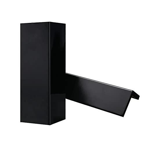 GUEQUITLEX Garage Wall Guards Foam Car Door Protector Wall Bumper Guard - 2 Pack, Corner, Black, Plastic with PP film surface, Foam, Polypropylene (PP) - color: Corner, size: 2 Pack
