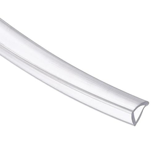 uxcell Clear Edge Trim, 9.8Ft Silicone U Channel Edge Protector, Edges Guards Fits 7/16"-15/32" for Car Doors Sheet Metal Parts (5/8" W x 3/8" H) - size: 9.8Ft x 5/8" x 3/8", Fits 7/16"-15/32"