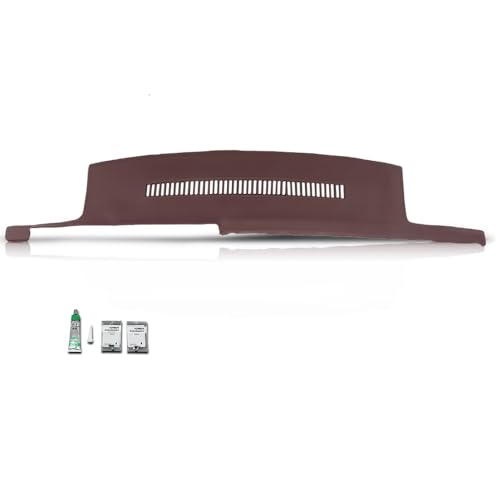 PIT66 TPE Dash Cover Dashboard Panel With adhesive Compatible with Chevy Blazer Suburban GMC Yukon C1500 C2500 C3500 1988-1994 Red - size: 1988-1994 Chevy/GMC(Red)