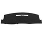 Dashboard Flannel Dash Cover Mat for 2014 2015 2016 2017 2018 Chevy Chevrolet Silverado, Custom Fit Silverado Flannel Dash Cover (Silverado 2014-2018, Black) - size: Flannel Silverado 2014-2018