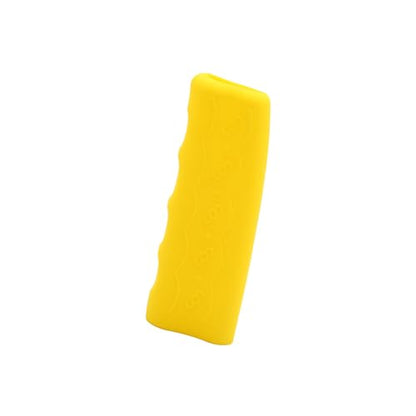 Yellow Silicone Nonslip Hand Brake Cover Protective Sleeve for Car Vehicle Durable Material