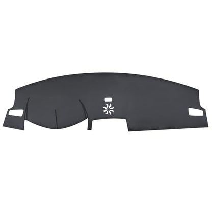Dashboard Cover for 2022–2025 Honda Civic 11th Gen – Custom Fit Carbon Fiber Leather Dash Mat Sun Protection Pad (Black) - style: Dash cover for 2022-2025 Honda Civic