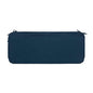 Magpie Fabrics Patio Bench Loveseat Cushion Covers (Replacement Cover only, No Insert!), Waterproof Fade Resistant Swing Cushion Slipcover with Ties(42x18x3 Inch, Navy) - color: Blue Navy, size: 42x18x3 Inch (1 Count)