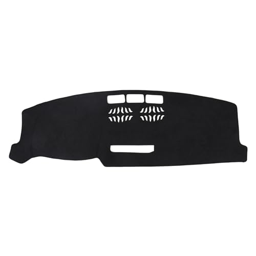 Dashboard Cover Mat for Mazda 2017-2025 2026 CX-5 CX5 Accessories (Without HUD) Black Flannel Material Anti-Slip Dash Cover Mat Sunshade Glare UV Rays Protector - size: for Mazda 2017-2026 CX-5