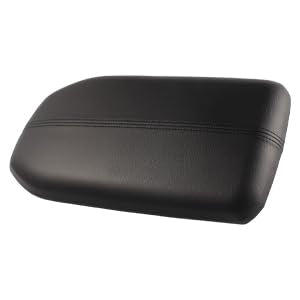 Leather Center Console Armrest Cover Black Storage Lid Protector Compatible with 2019-2023 Toyota Rav4 Replaces 58920-42010-C0