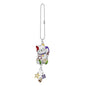 Ganz Color Car Charm - Cat, Zinc, Epoxy, Iron, 2 Inches Width, 7.50 inches Height, Silver