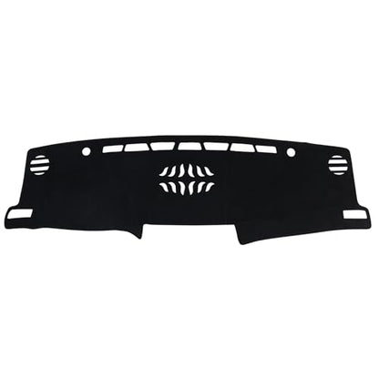 Dashboard Cover Mat for Lexus 2010-2022 GX GX460 GX400 Accessories Black Flannel Material Anti-Slip Dash Cover Mat Sunshade Glare UV Rays Protector - size: for Lexus 2010-2022 GX