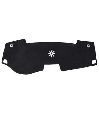BIBLOZ Dash Cover for Toyota Sienna 2011-2014 Accessories Black Flannel Dashboard Cover Mat Car Dashboard UV Sun Protection - size: 2011-2014 Sienna