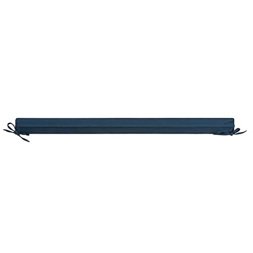 Magpie Fabrics Patio Bench Loveseat Cushion Covers (Replacement Cover only, No Insert!), Waterproof Fade Resistant Swing Cushion Slipcover with Ties(48x18x3 Inch, Navy) - color: Blue Navy, size: 48x18x3 Inch (1 Count)