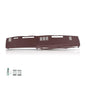 PIT66 TPE Dash Dashboard Cover Red Compatible with GMC Chevy Full Size Pickup 1981-1987, Fit GMC Chevy SUV 1981-1991 Instrument Panel - size: 1981-1991 GMC Chevy SUV(Red)