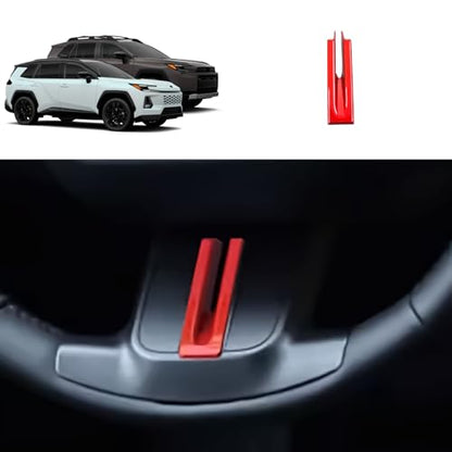 U-Shaped Below Trim Strips Compatible with Toyota New RAV4 2026 2027+ Car Accessories ABS 1PCS(Red) - color: Red