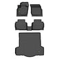 HAFIDI® Car Mats & Cargo Liner Set Fit for 2013-2016 Ford Fusion & Lincoln MKZ (Not for Hybrid) All Weather Floor Mats TPE Anti-Slip Automotive Full Set Floor Liners Custom Accessories - Black - style: 32) For Fusion 2013-2016 Full Set