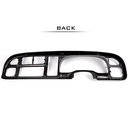 PIT66 Dash Board Bezel Cover Compatible with 1998-2001 Dodge Ram Truck Dashboard Cover w/Clips 68042746AC 5GK51DX9AA 5EU11DX9AB - size: 1998-2002 Dodge Ram(Without Vents)