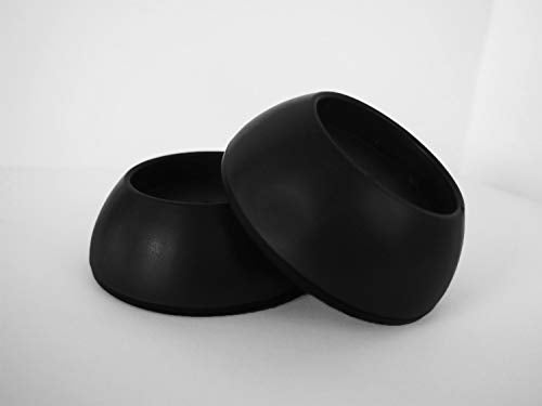 Small Wall Protector 4 Pack - Black - Cup Pads to Guard Your Walls from Pressure Mounted Baby Gates, Pet Gates, Safety Gates, Shower Curtain Rods, and More (4 Pack, Black) - color: Black