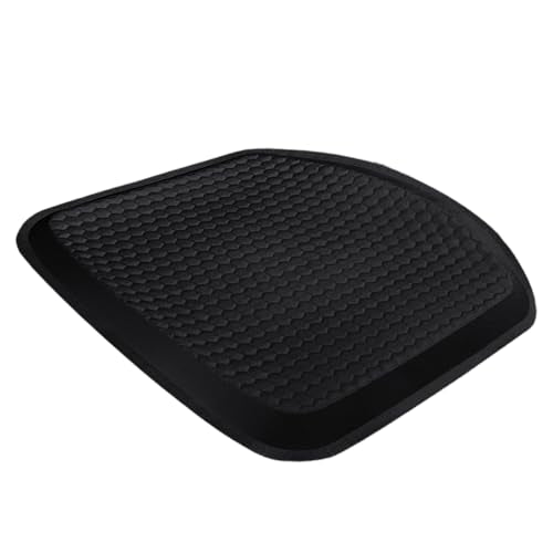 Gel Car Seat Cushion, Non-Slip & Breathable Automotive Chair Protector Pad, Comfortable Cooling Car Interior Seat Mat Accessories Universal for Sedans, SUV, Truck (Black)