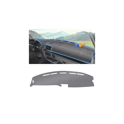 Autorder Gray Dashboard Cover Mat for 1992-1996 Ford F150 / F-150 F250 F350 Accessories Dash Cover Upgrade Polyester Dash Mat Sunshade Glare UV Rays Protector - size: 1992-1996 F150 (Gray)