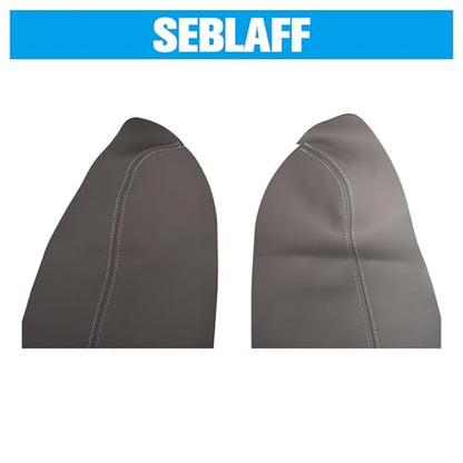 Gray 2Pcs Protector Cover Front Door Panels Armrest Cover Replacement for CRV 2007-2012