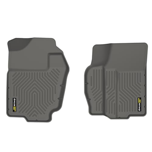 TPE Floor Mats Compatible with Dodge Ram 1500 1994-2001, Ram 2500 3500 1994-2002 1st Row Truck Accessories Cargo Liners All Weather Protection 2PCS Alfombras para Carro Gray - size: Fit Ram 1994-2001 | Gray 2PCS