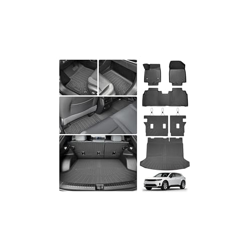 Cartist Floor Mats for Honda Prologue 2024 2025 2026, All Weather Cargo Liner for Prologue Accessories, Heavy Duty TPE Cargo Mats, Car Accessories - size: 4)Honda Prologue 24+ Full Set